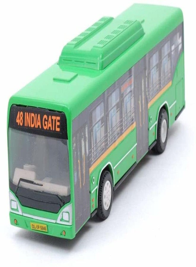 USCATALOG Low Floor Bus Pull Back Vehicle, 1 Pull Back Vehicle, Multicolour - Image 1